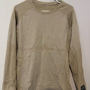 FIGS x Star Wars Long Sleeve Underscrub Top Sand Beige XL Performance Scrubs